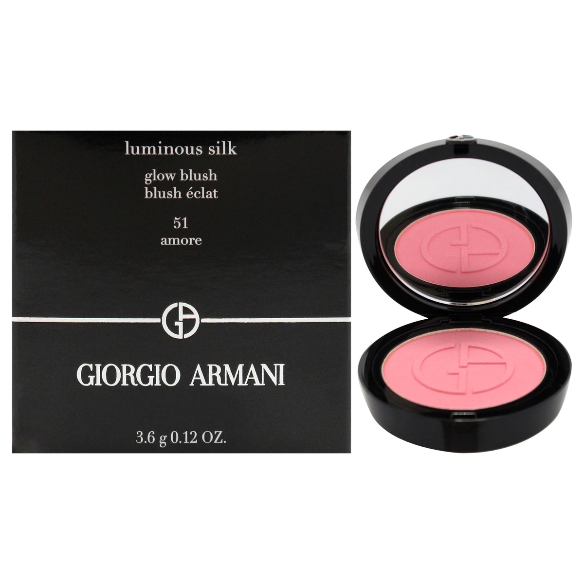 Luminous Silk Glow Blush 51 Amore by Giorgio Armani for Women  012 oz Blush