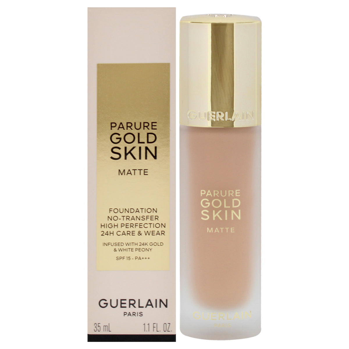 Parure Gold Skin Matte 24H Wear NoTransfer Foundation SPF 15  2N Neutral by Guerlain for Women  11 oz Foundation