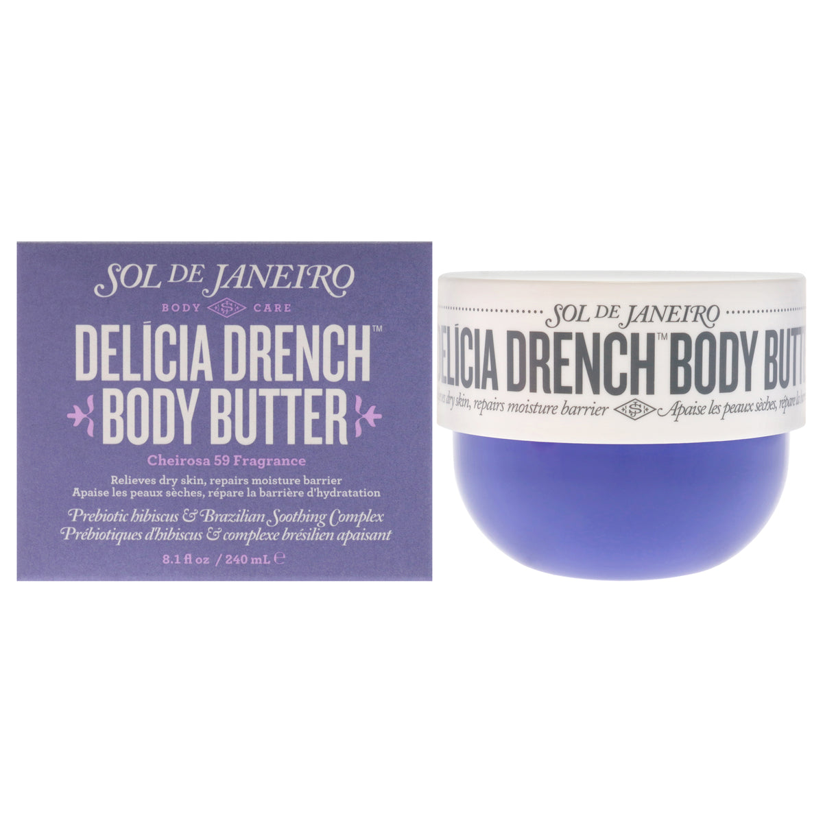 Delicia Drench Body Butter by Sol de Janeiro for Women  81 oz Body Butter