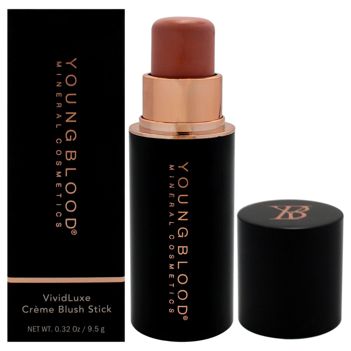 VividLuxe Creme Blush Stick  Creme Brulee by Youngblood for Women  032 oz Blush