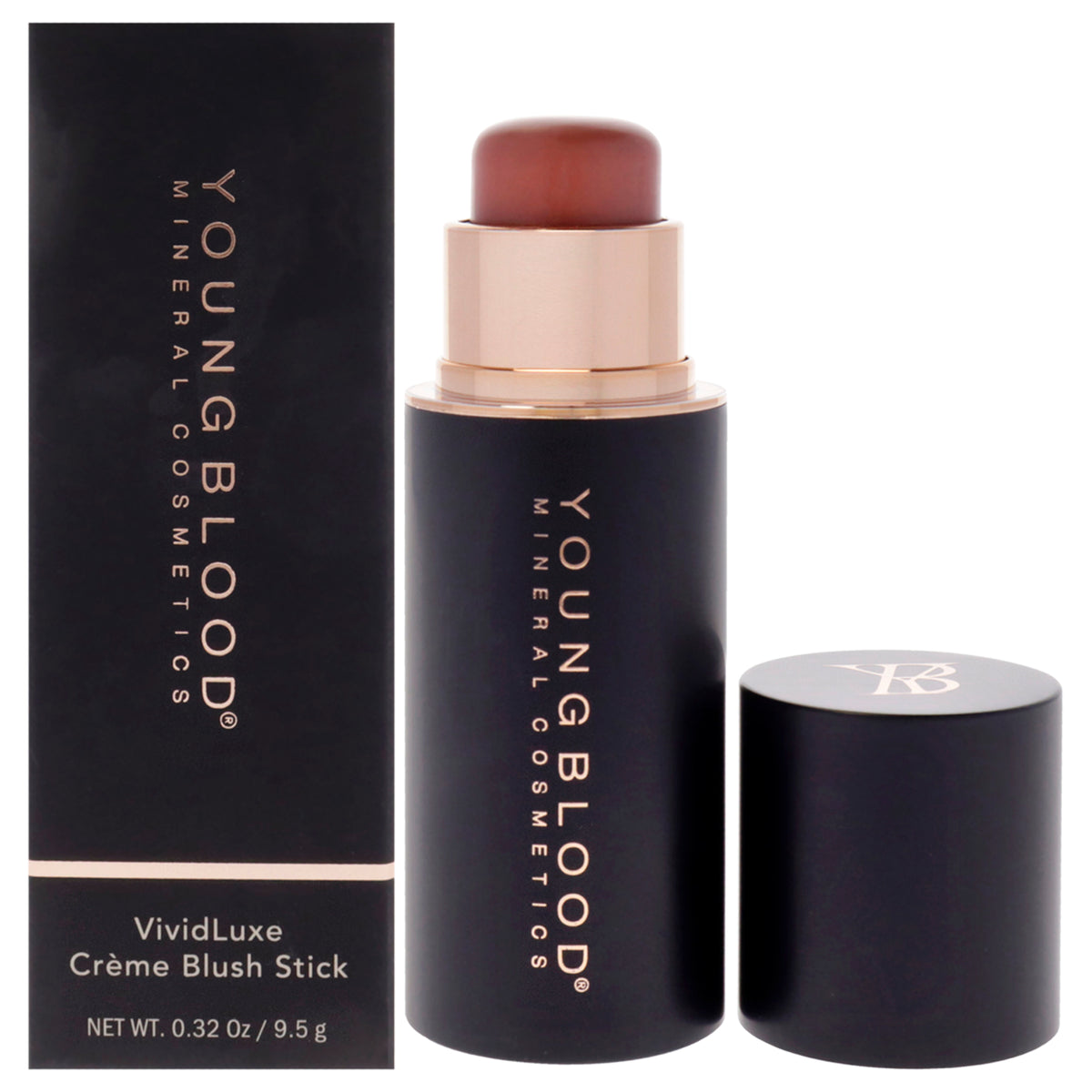 VividLuxe Creme Blush Stick  Tiramisu by Youngblood for Women  032 oz Blush