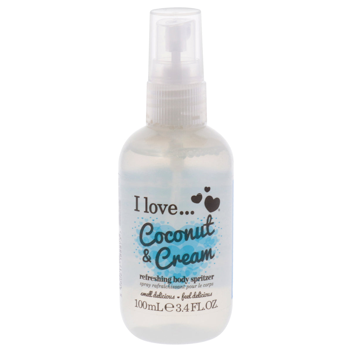 Refreshing Body Spritzer  Coconut and Cream by I Love Cosmetics for Women  34 oz Body Spray