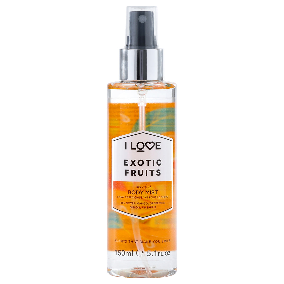 Scented Body Mist  Exotic Fruit by I Love Cosmetics for Women  51 oz Body Mist