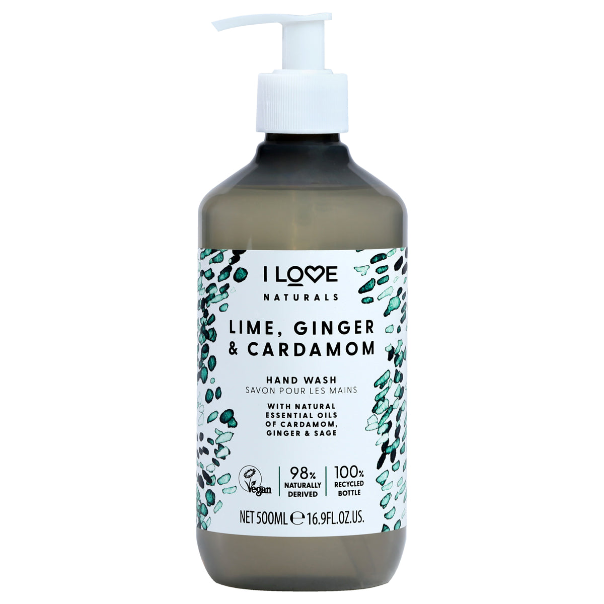 Naturals Hand and Body Lotion  LimeGinger and Cardamon by I Love Cosmetics for Women  169 oz Body Lotion