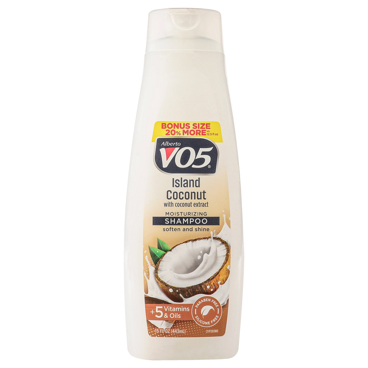 Moisturizing Island Coconut Shampoo by Alberto VO5 for Unisex  15 oz Shampoo