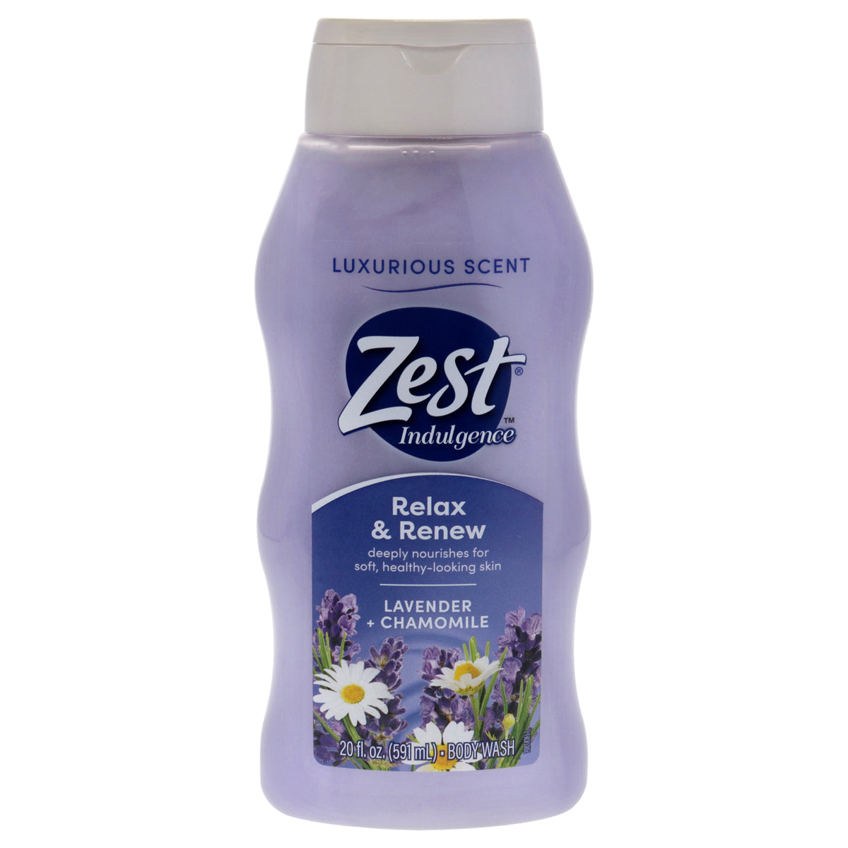 Relax and Renew Body Wash  Lavender and Chamomile by Zest for Women  20 oz Body Wash