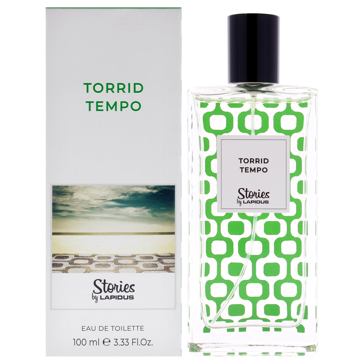 Torrid Tempo by Ted Lapidus for Men  333 oz EDT Spray