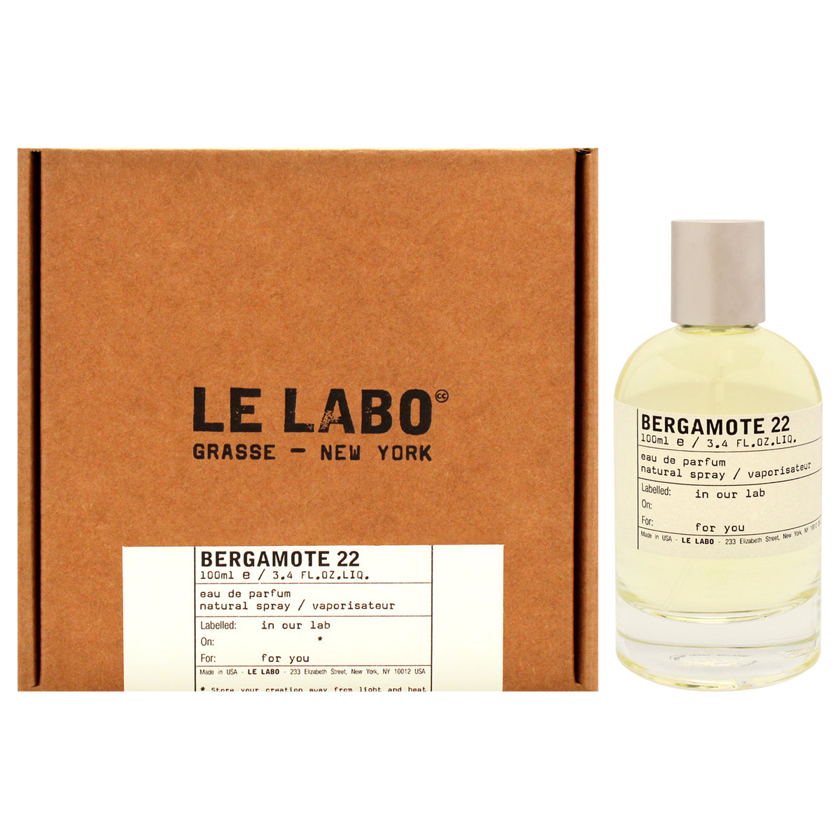 Bergamotte 22 by Le Labo for Unisex  34 oz EDP Spray