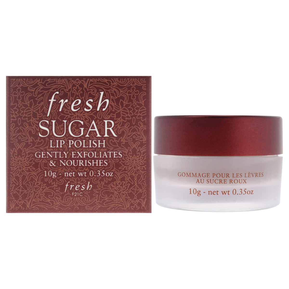 Sugar Lip Polish Gently Exfoliates and Nourishes by Fresh for Women  035 oz Exfoliator