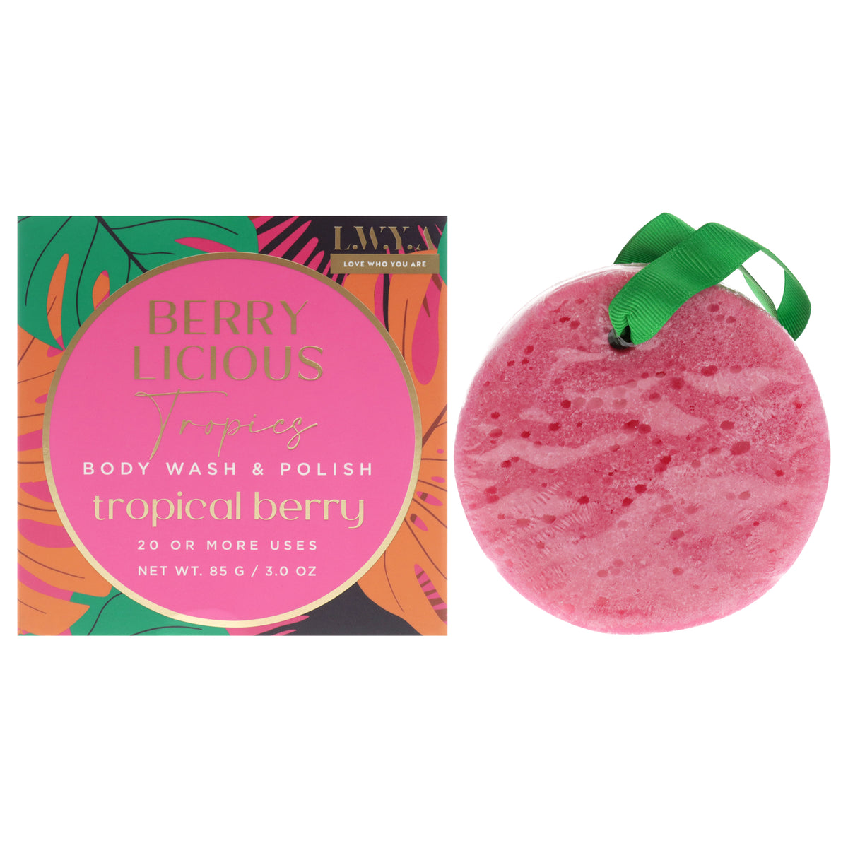 Body Wash and Polish  Tropical Berry by LWYA for Women  3 oz Body Wash