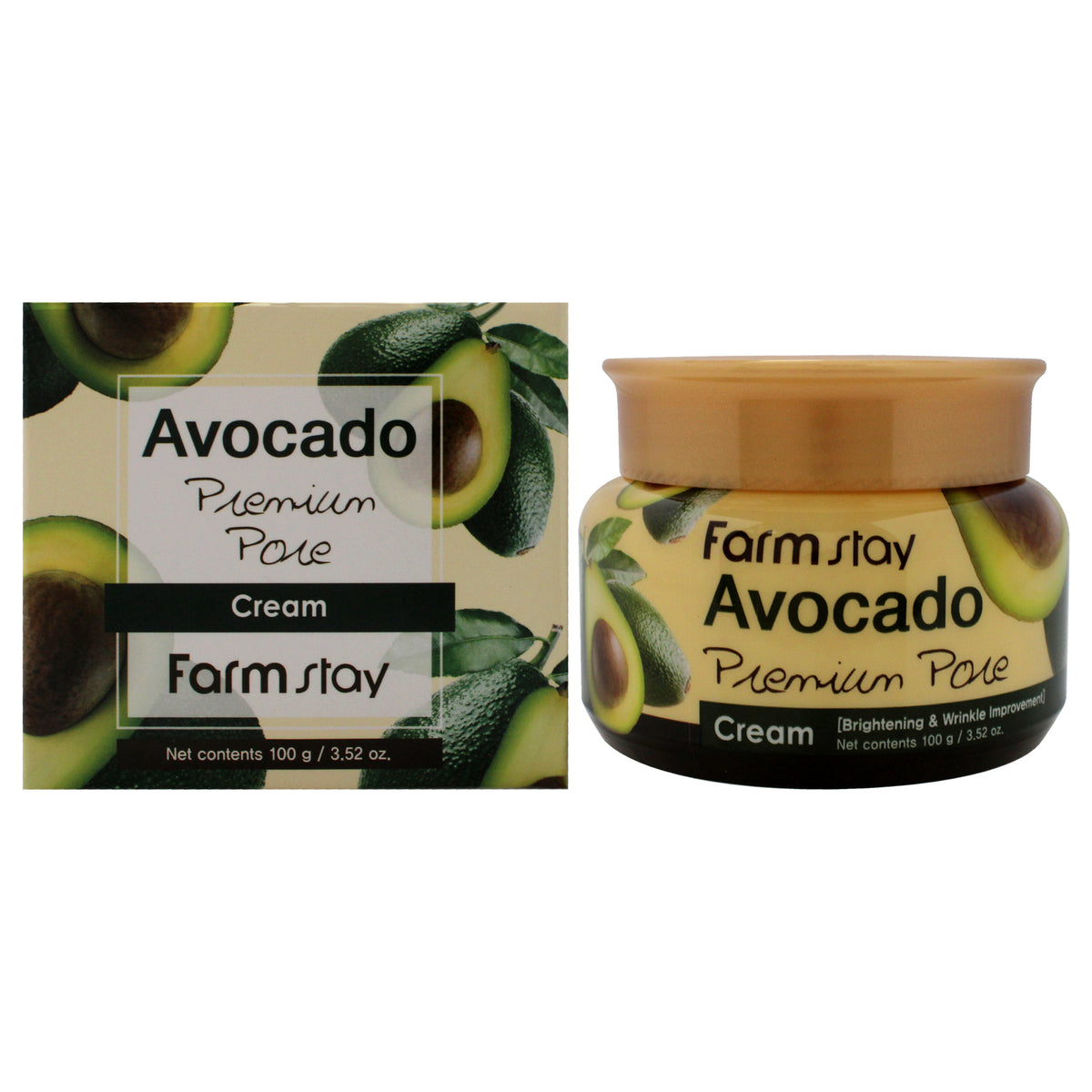 Avocado Premiun Pore Cream by FarmStay for Women  35 oz Cream