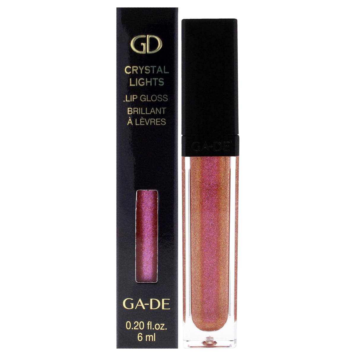 Crystal Lights Lip Gloss  812 Unicorn Shine by GADE for Women  02 oz Lip Gloss