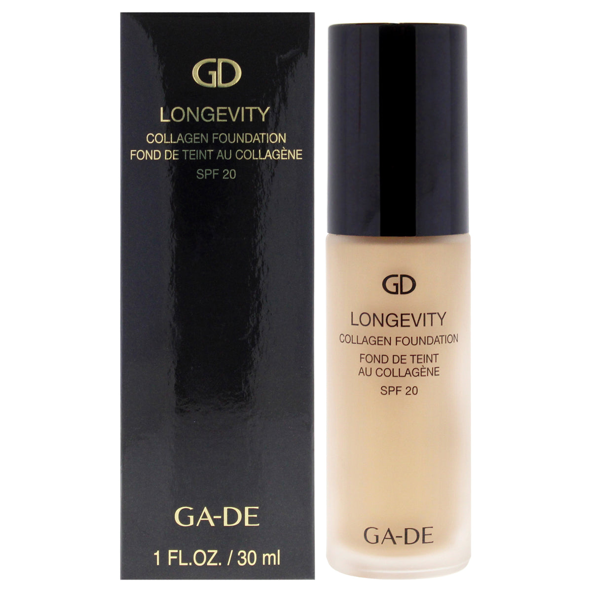 Longevity Collagen Foundation SPF 20  503 Warm Beige by GADE for Women  1 oz Foundation