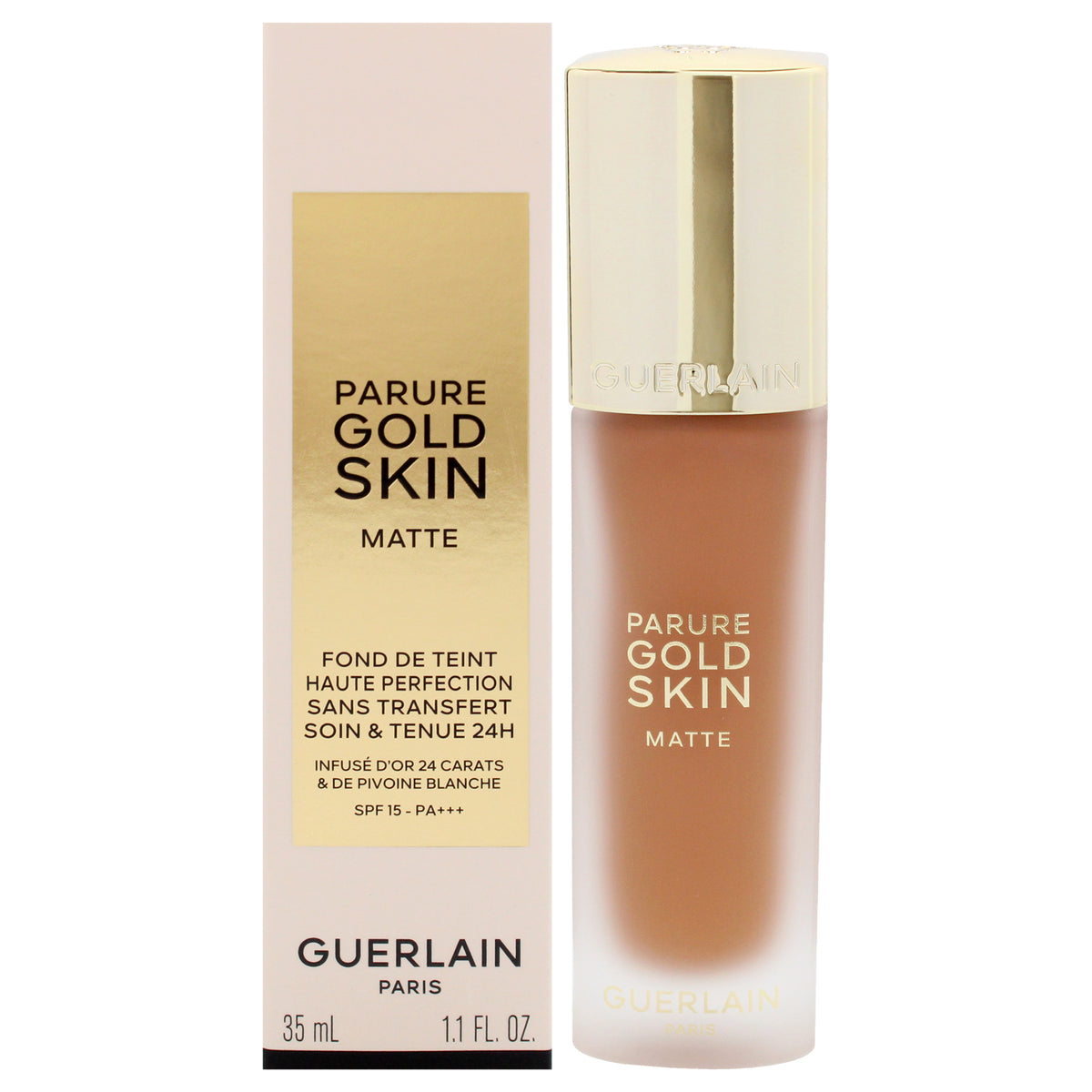 Parure Gold Skin Matte 24H Wear NoTransfer Foundation SPF 15  5N Neutral by Guerlain for Women  11 oz Foundation