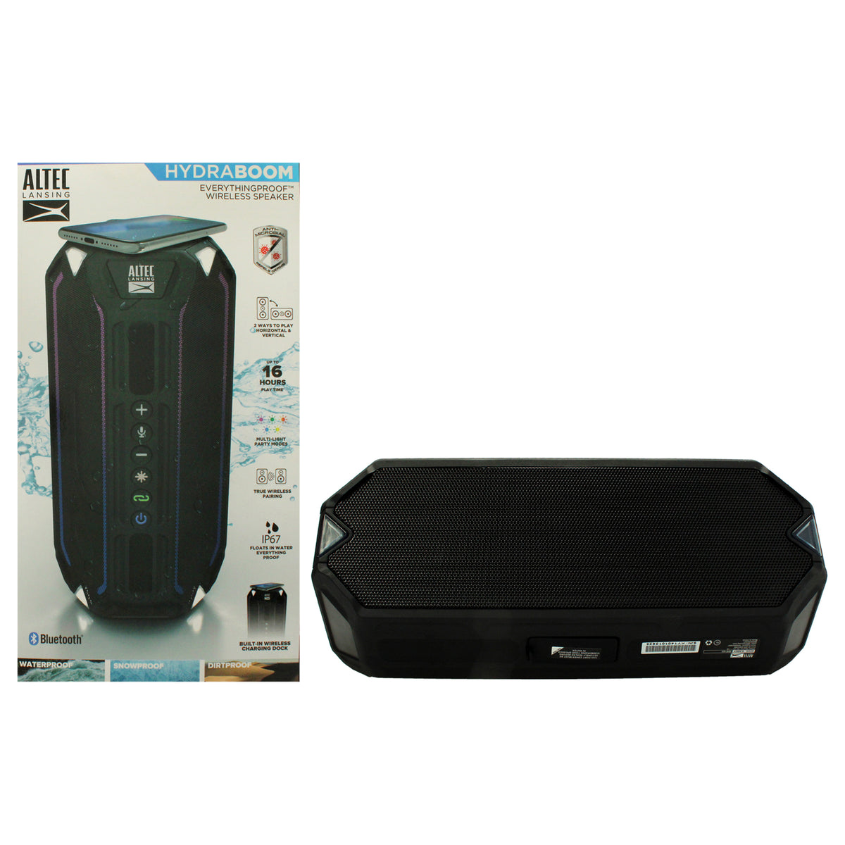 HydraBoom Speaker  Black by Altec Lansing for Unisex  1 Pc Speaker