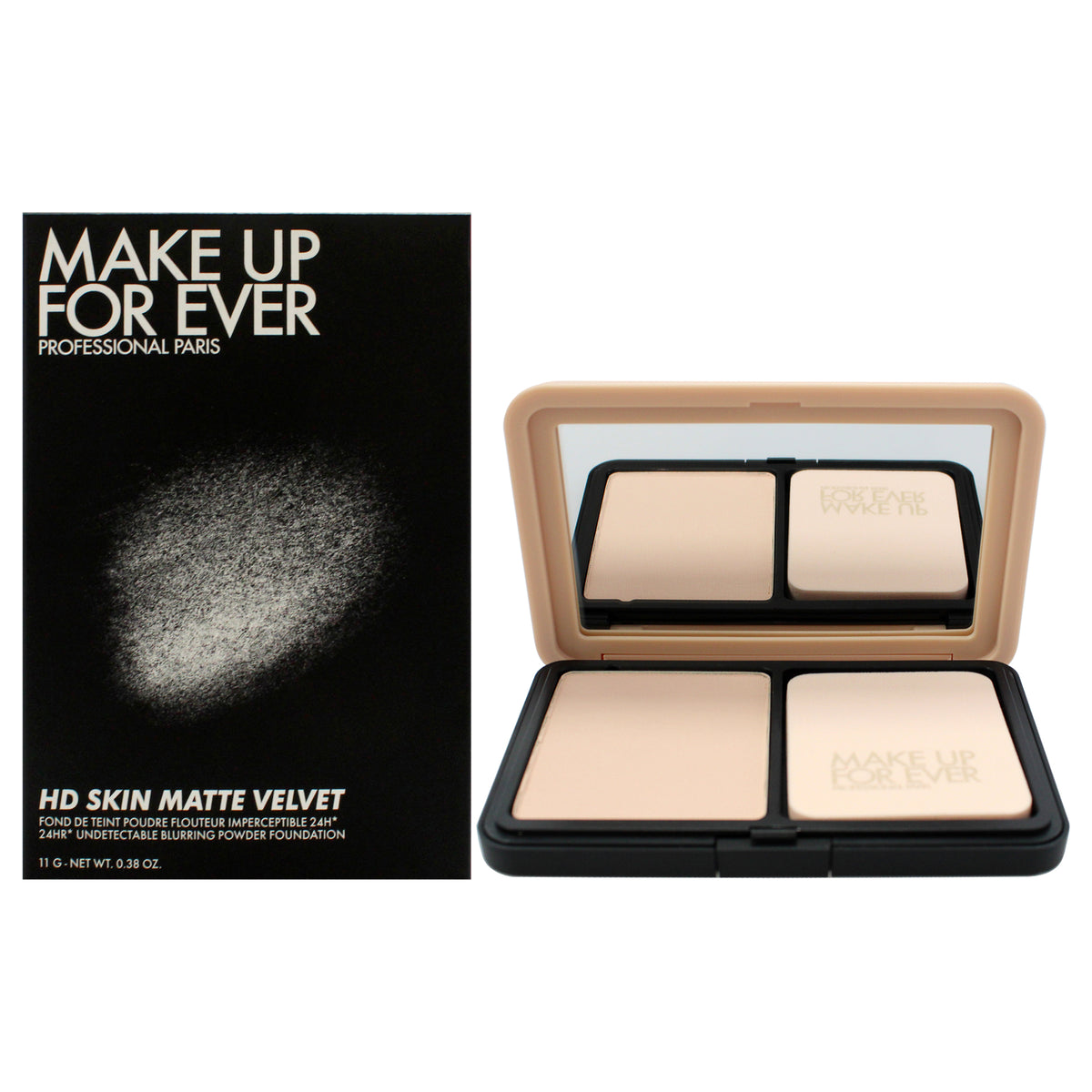 HD Skin Matte Velvet Powder Foundation  1N00 Alabaster by Make Up For Ever for Women  038 oz Foundation