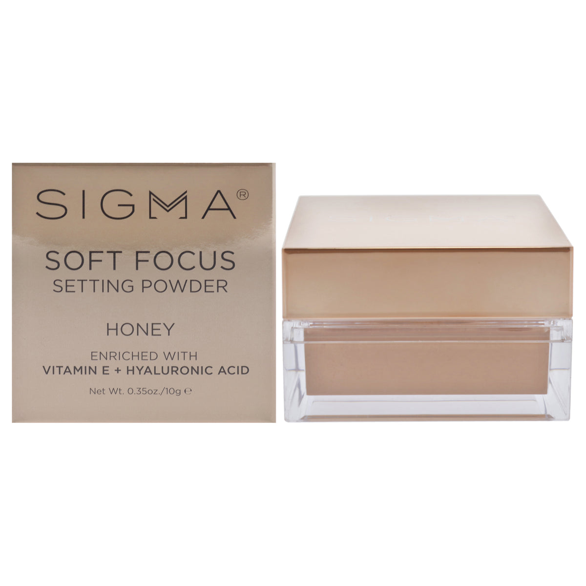 Soft Focus Setting Powder  Honey by SIGMA for Women  035 oz Powder