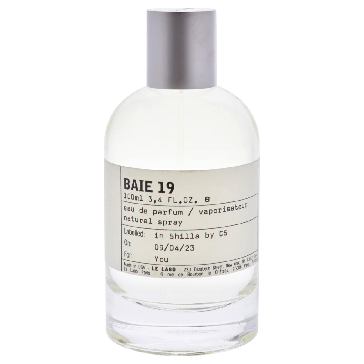 Baie 19 by Le Labo for Unisex  34 oz EDP Spray