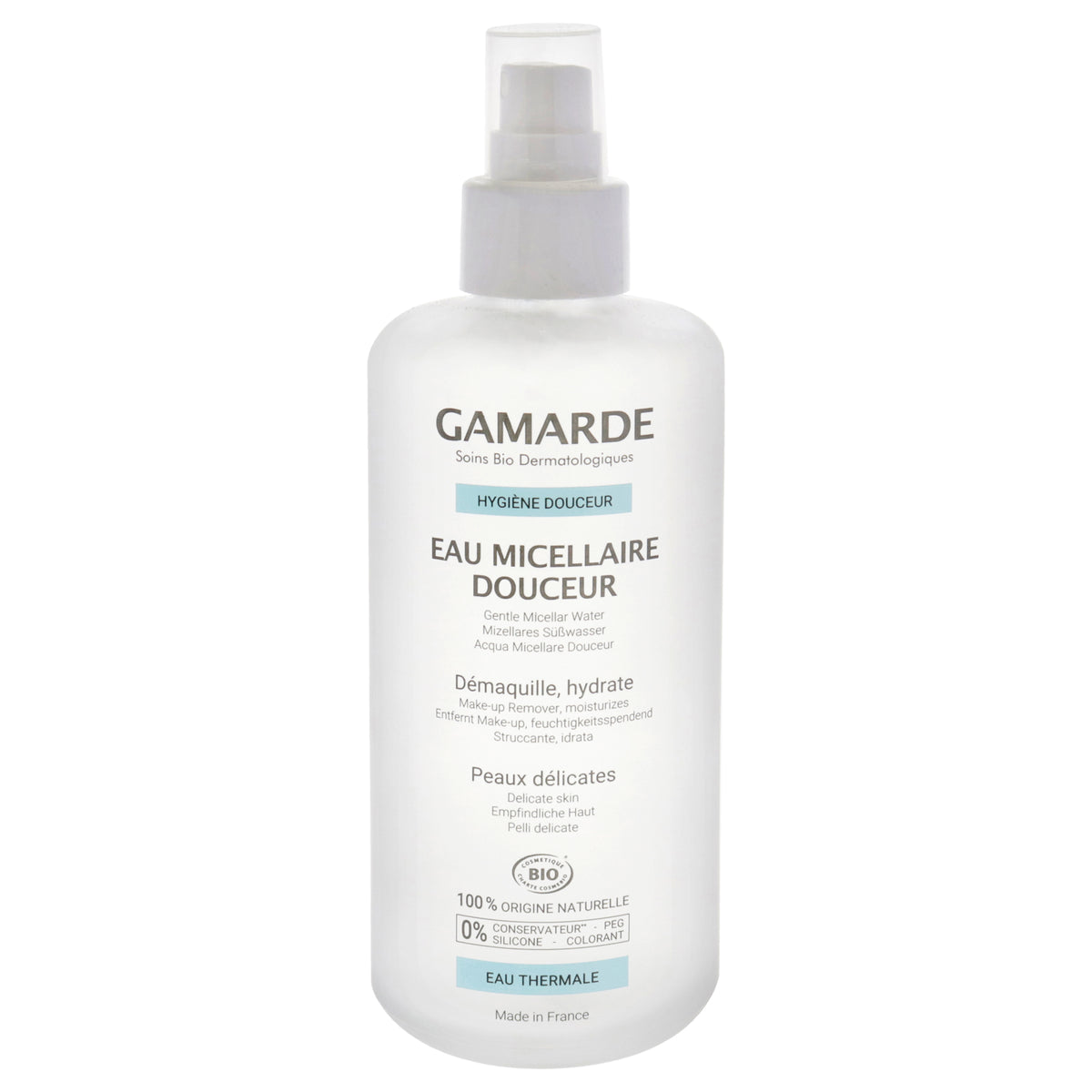 Gentle Micellar Water Makeup Remover by Gamarde for Women  676 oz Makeup Remover