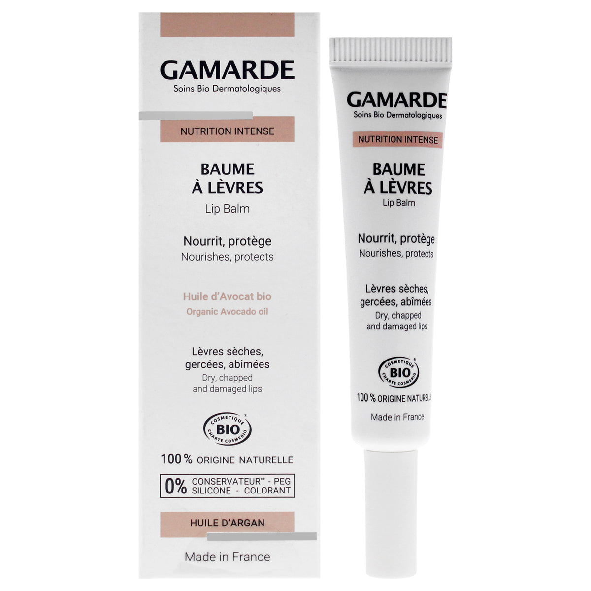 Lip Balm Nourishes Protects by Gamarde for Women  033 oz Lip Balm