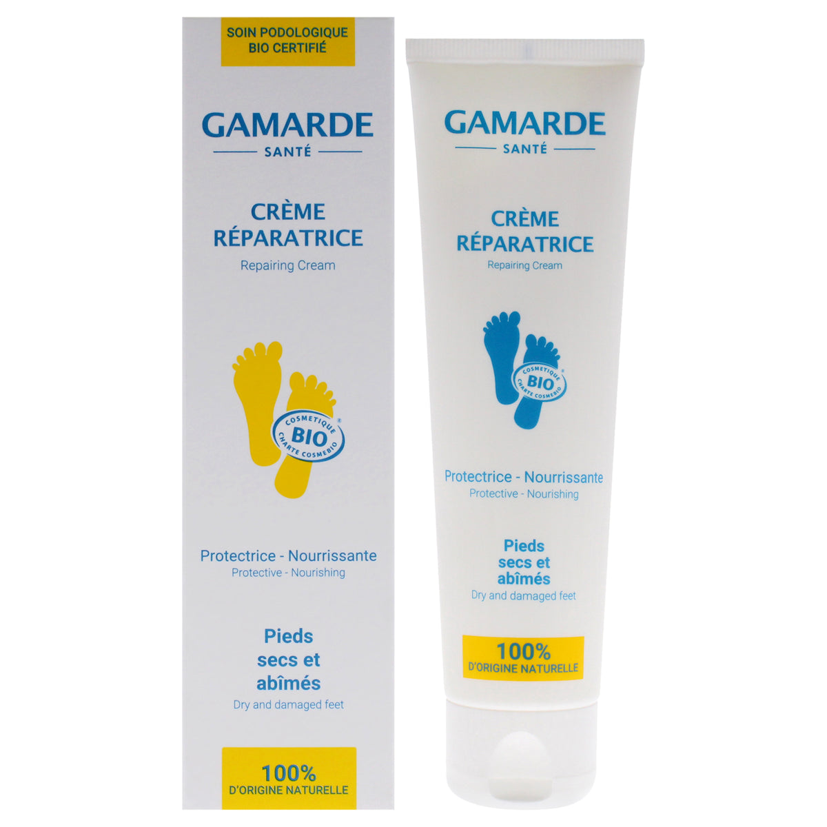 Repairing Cream Dry and Damage Feet by Gamarde for Women  338 oz Cream