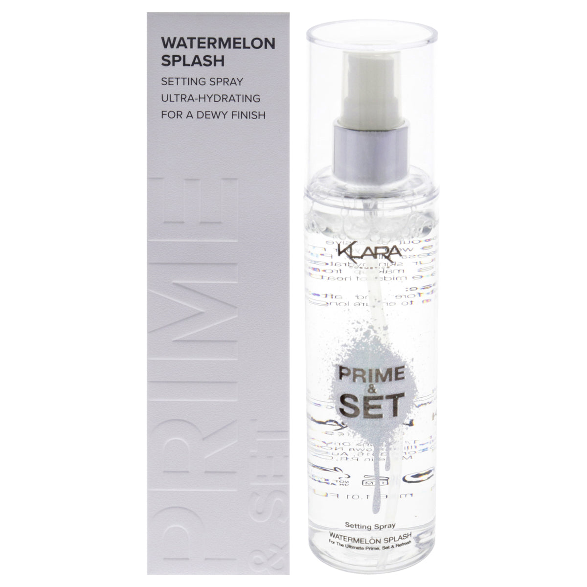 Prime and Set Setting Spray  Watermelon Splash by Klara for Women  507 oz Spray