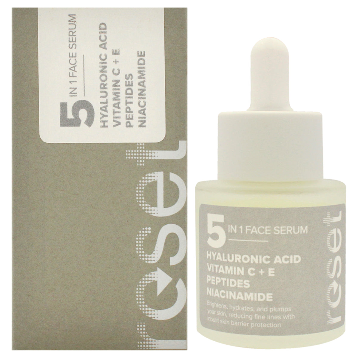 Reset 5 in 1 Face Serum by Klara for Women  1 oz Serum