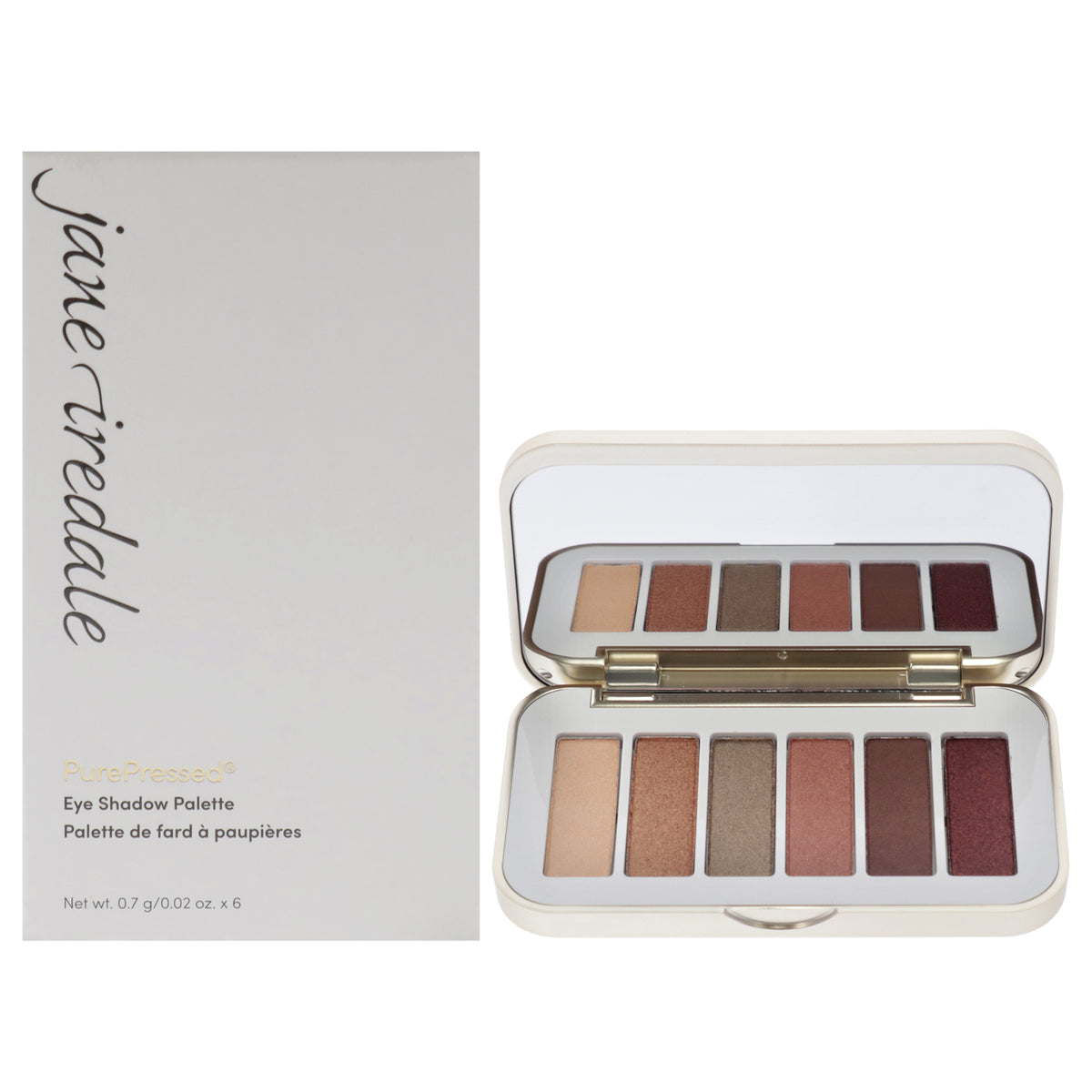 PurePressed Eye Shadow Palette  Naturally Glam by Jane Iredale for Women  012 oz Eye Shadow