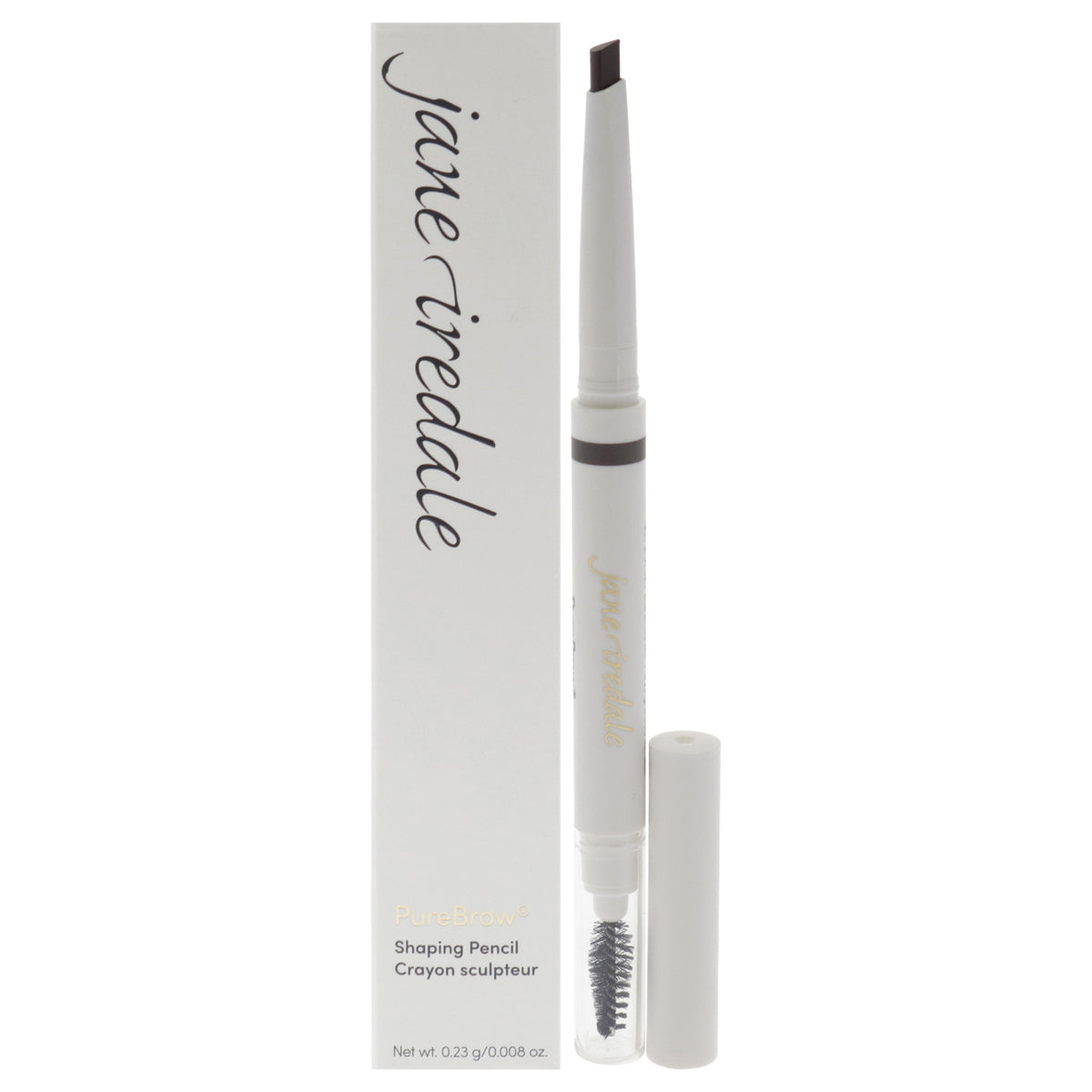 PureBrow Shaping Pencil  Medium Brown by Jane Iredale for Women  0008 oz Eyebrow