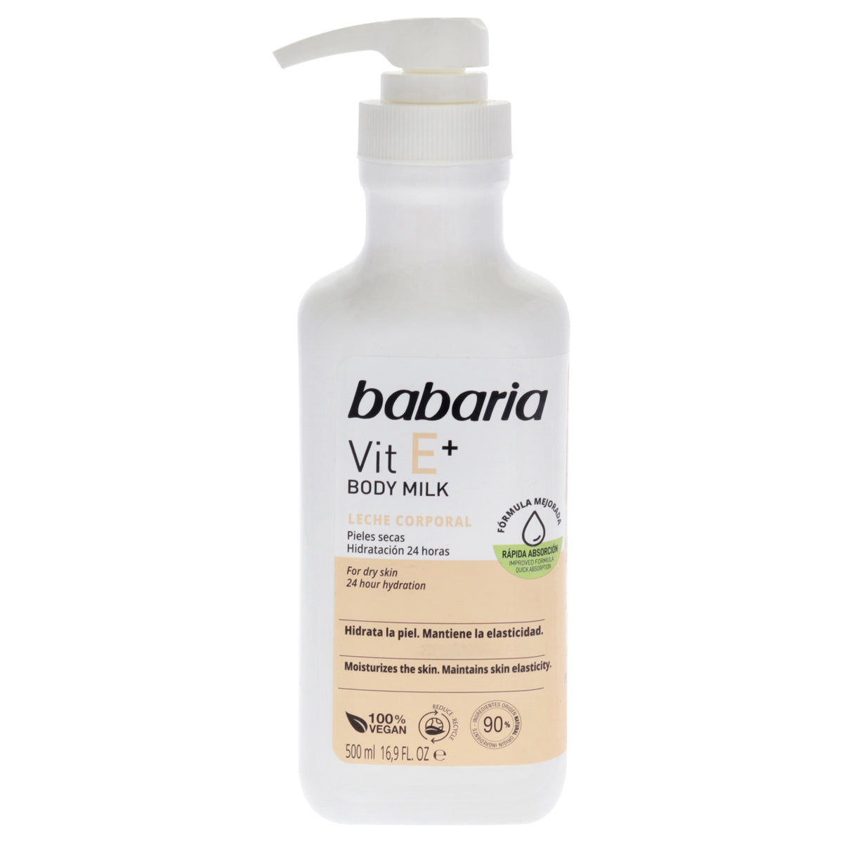 Vitamin E Plus Body Milk by Babaria for Unisex  169 oz Body Milk