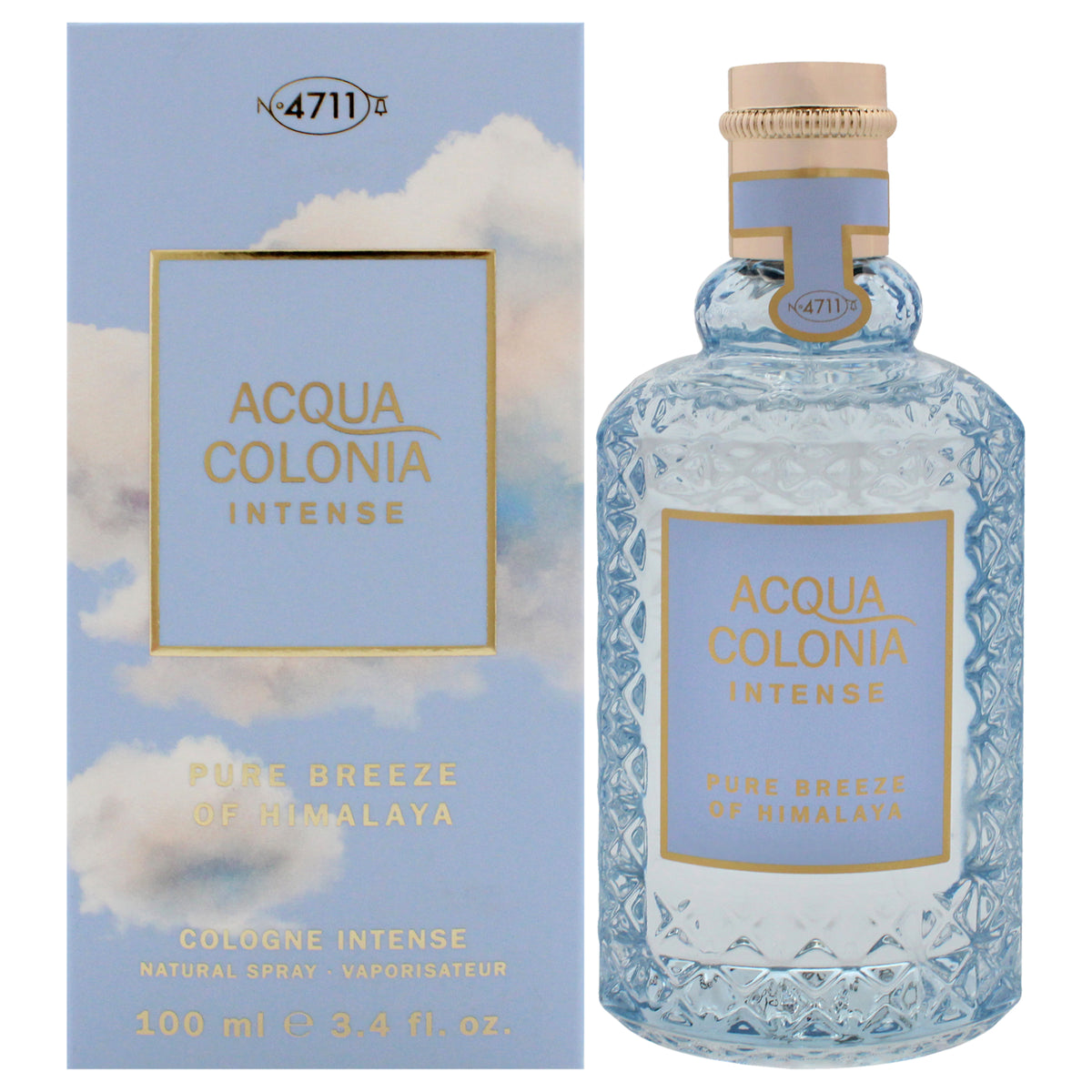 4711 Acqua Colonia Intense  Pure Breeze of Himalaya by Muelhens for Unisex  34 oz Cologne Spray