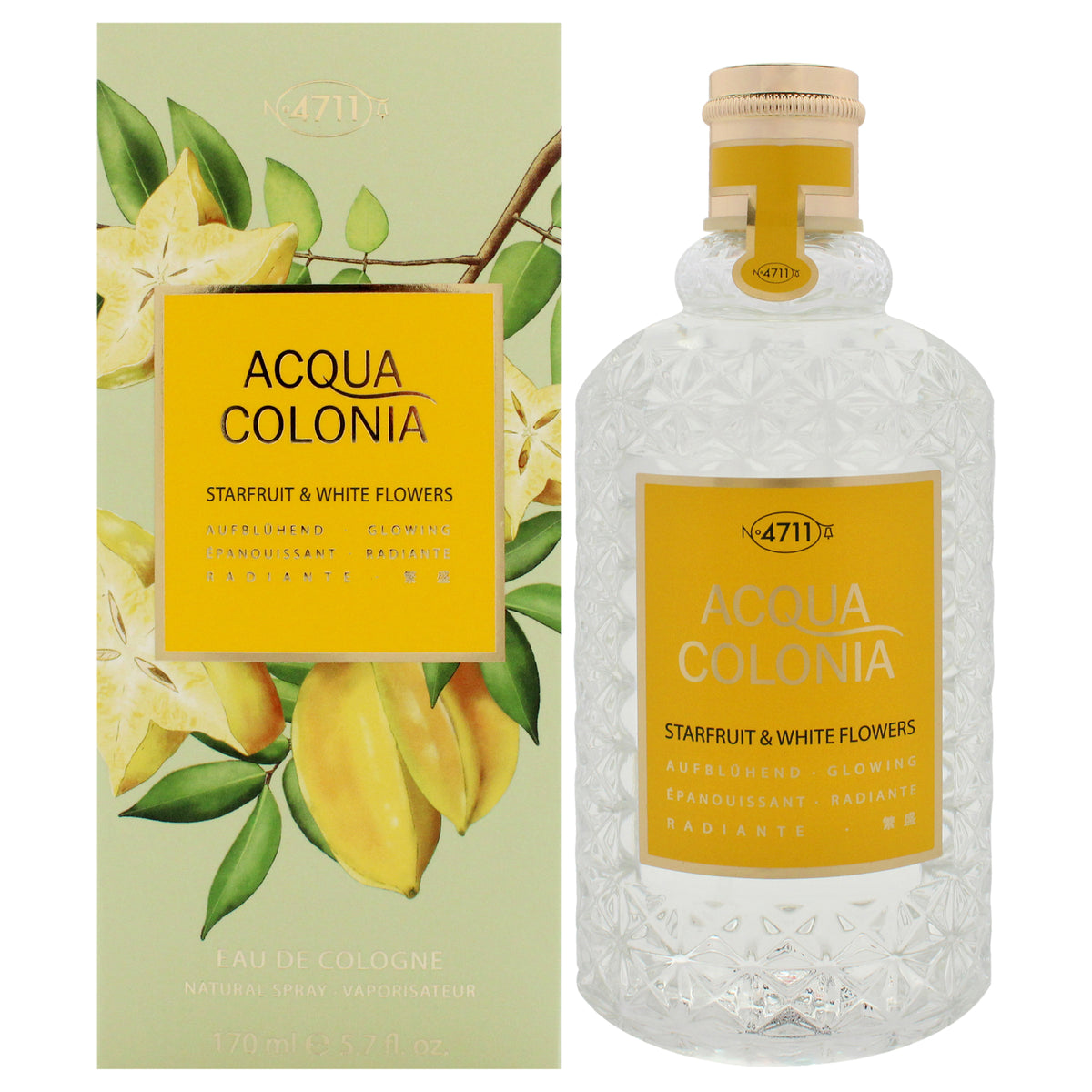 4711 Acqua Colonia  Starfruit and White Flowers by Muelhens for Unisex  57 oz EDC Spray