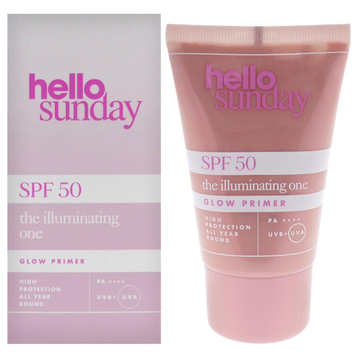 The Illuminating One Glow Primer SPF 50 PA Plus by Hello Sunday for Unisex  17 oz Primer