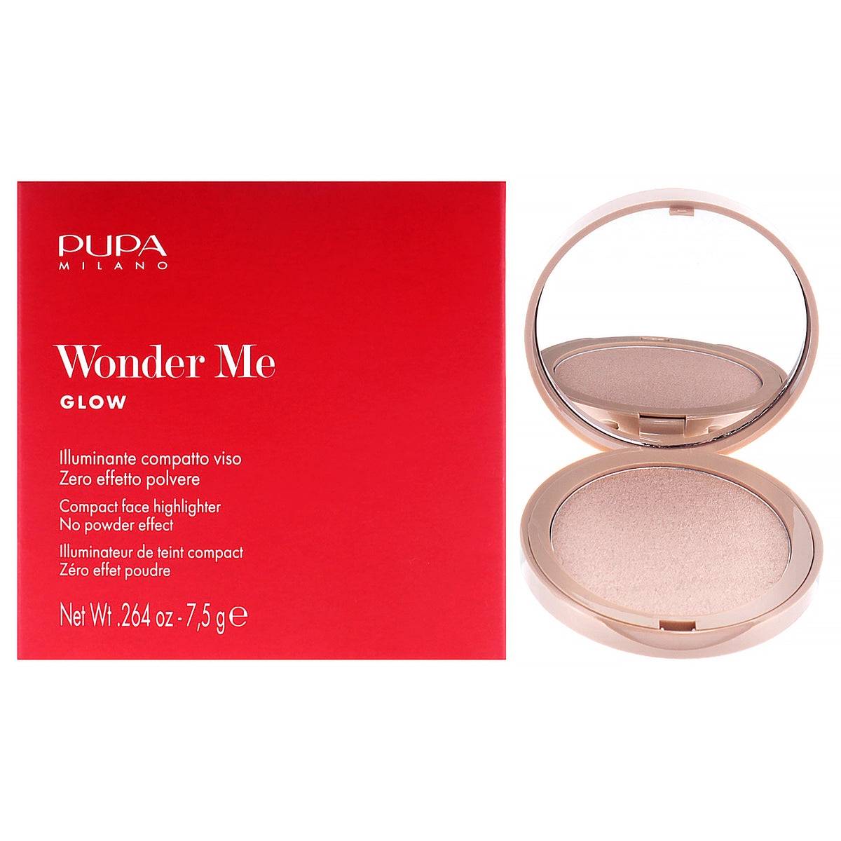 Wonder Me Glow  101 Rose Gold by Pupa Milano for Women  0264 oz Highlighter