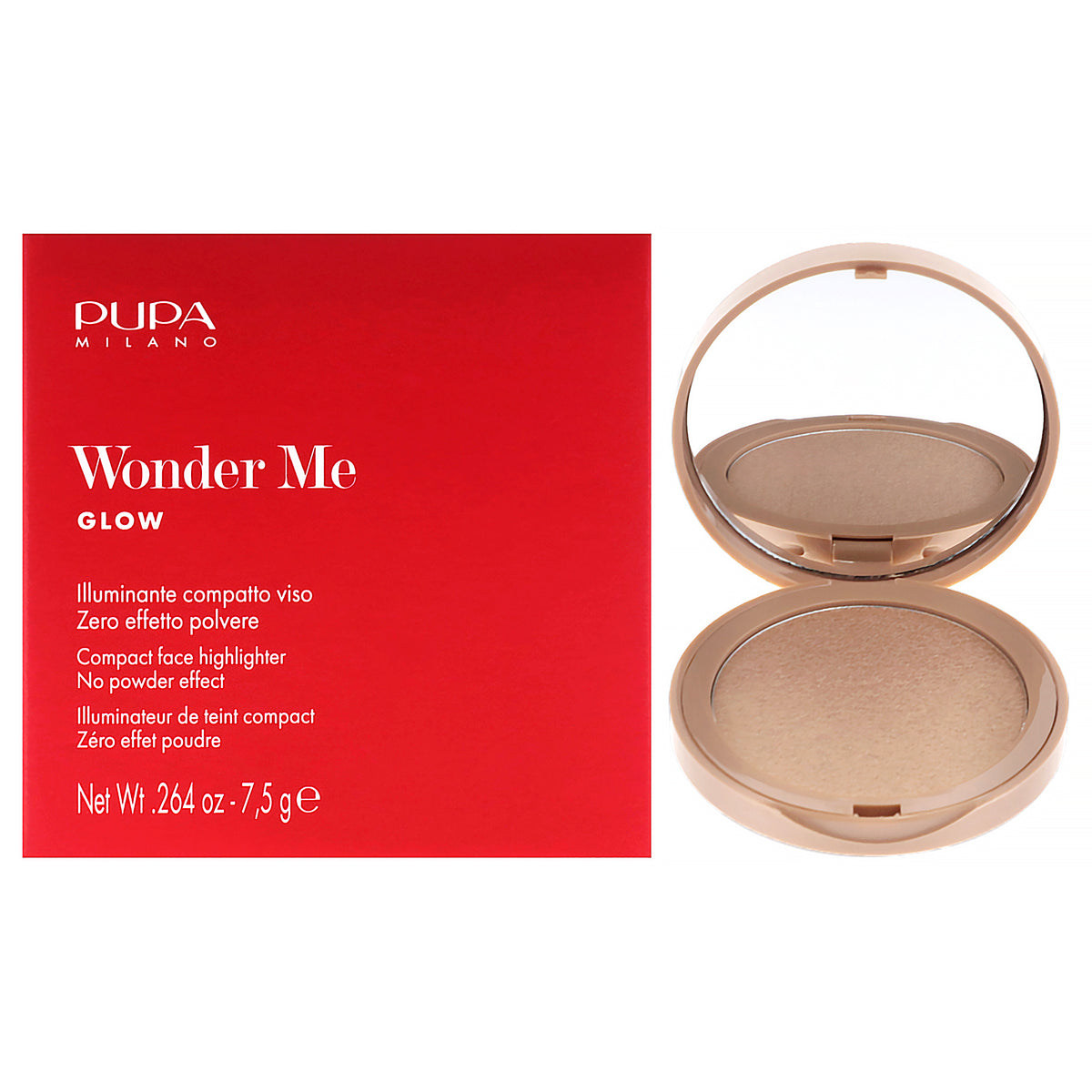 Wonder Me Glow  102 Pure Gold by Pupa Milano for Women  0264 oz Highlighter