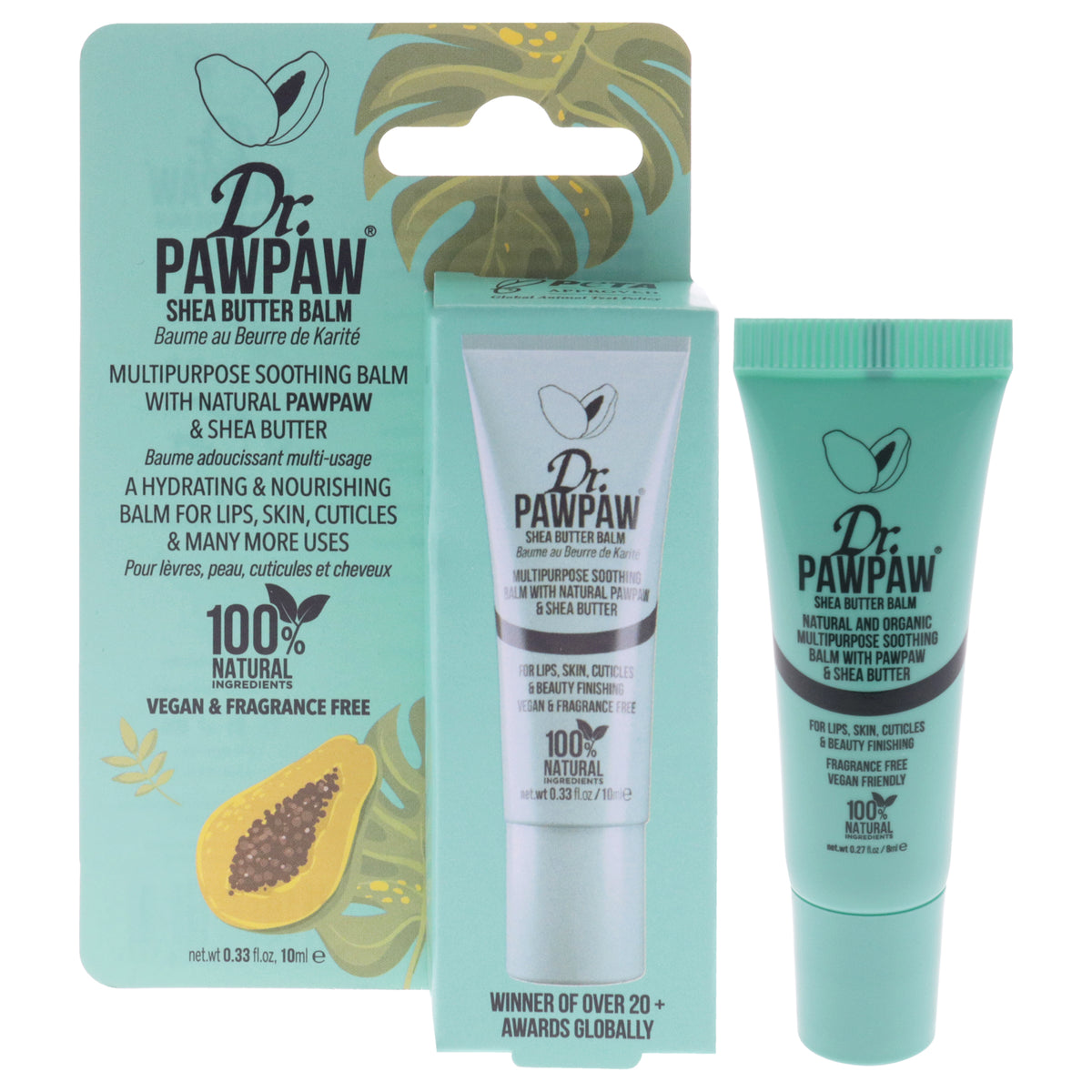 Multipurpose Soothing Balm  Shea Butter by Dr PawPaw for Women  033 oz Balm