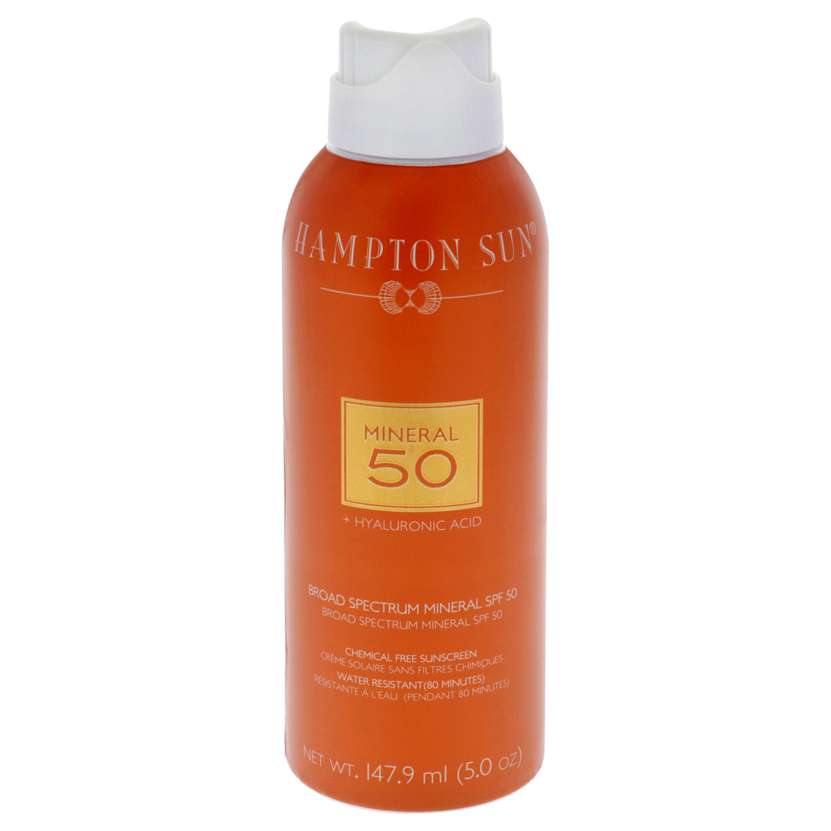 Mineral Plus Hyaluronic Acid SPF 50 by Hampton Sun for Unisex  5 oz Sunscreen