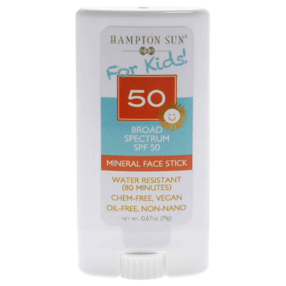 Mineral Face Stick SPF 50 by Hampton Sun for Kids  067 oz Sunscreen