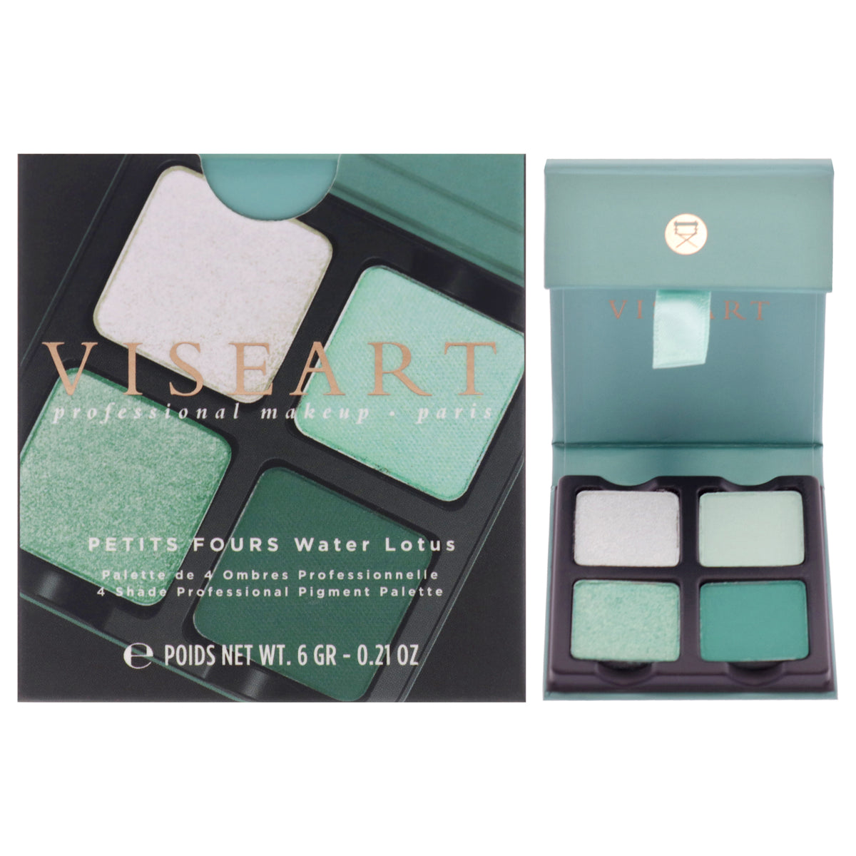 Petits Fours Eyeshadow Palette  Water Lotus by Viseart Paris for Women  021 oz Eye Shadow