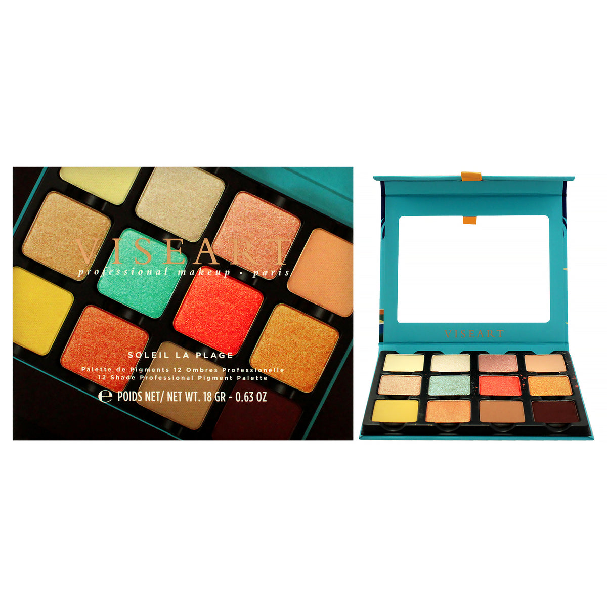 Eyeshadow Palette  Soleil La Plage by Viseart Paris for Women  063 oz Eye Shadow