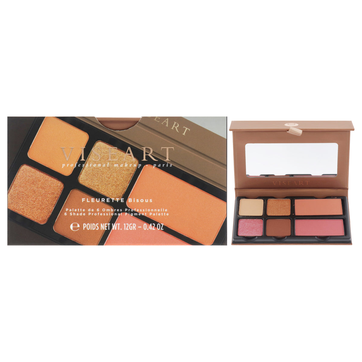 Face Palette  Fleurette Bisous by Viseart Paris for Women  042 oz Makeup