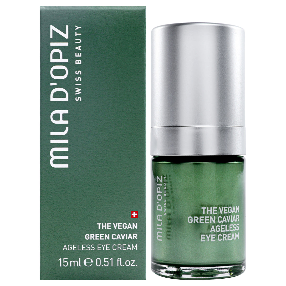 The Vegan Green Caviar Ageless Eye Cream by Mila D Opiz for Women  051 oz Cream