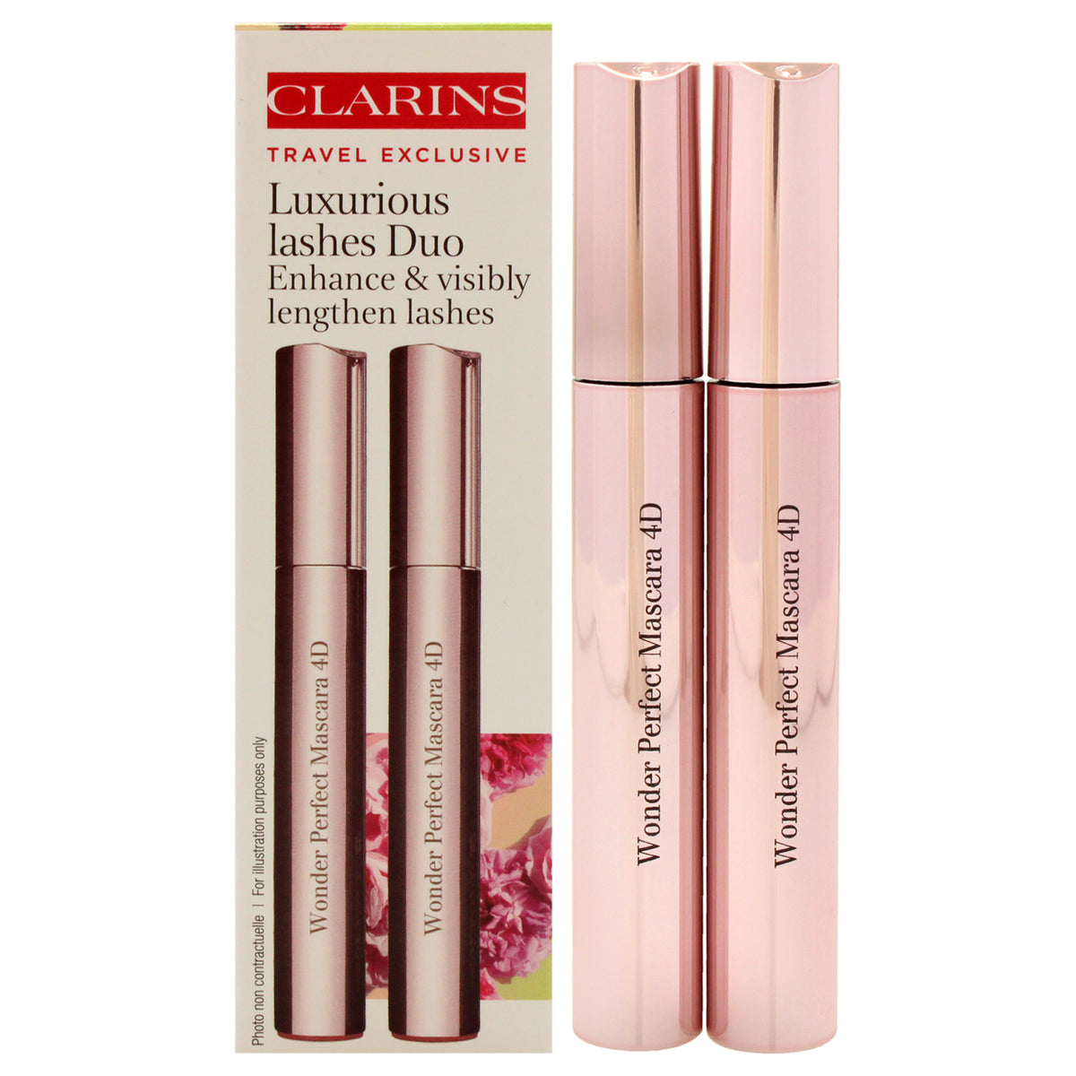 Luxurious Lashes Duo by Clarins for Women  2 x 02 oz Mascara