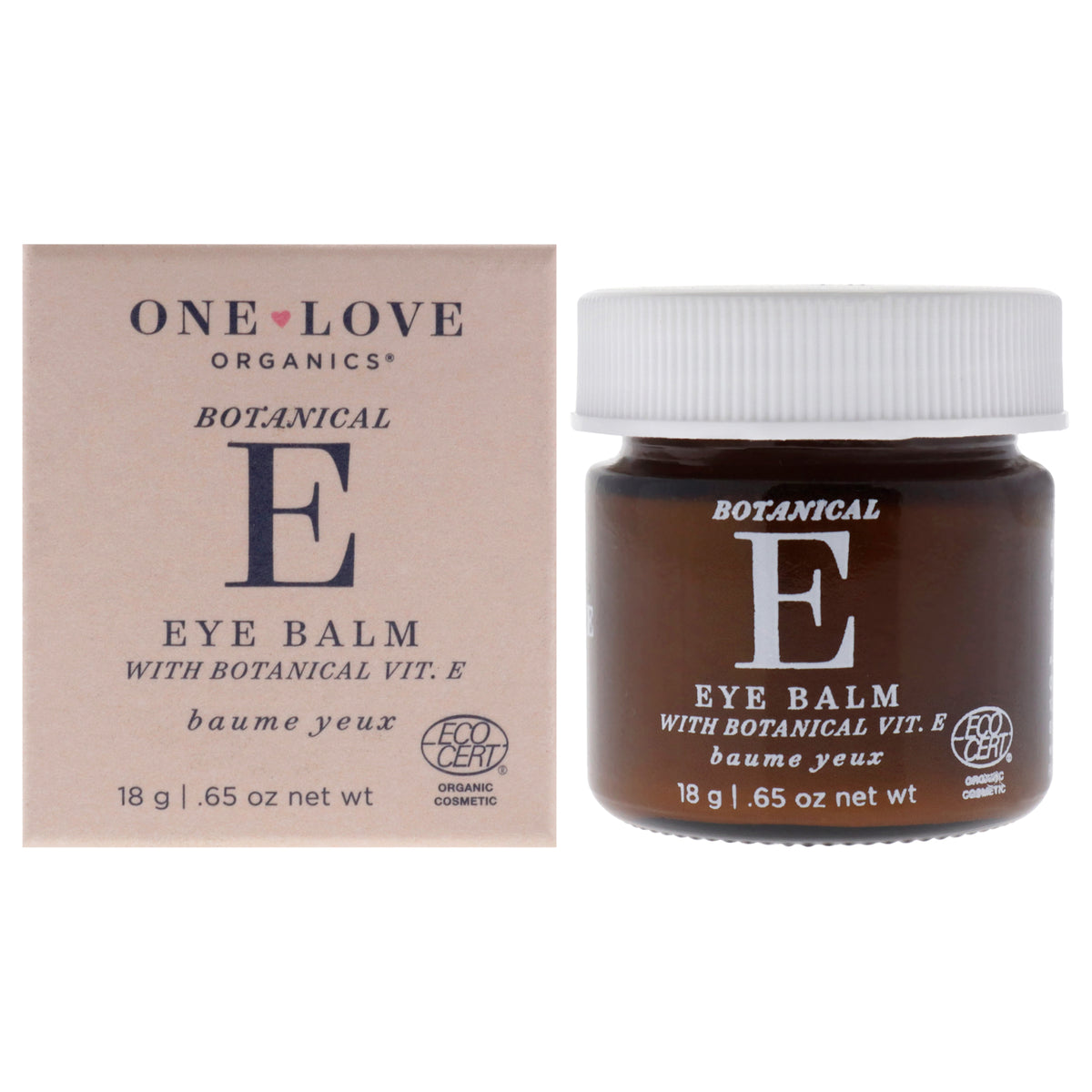 Botanical E Eye Balm by One Love Organics for Women  065 oz Balm