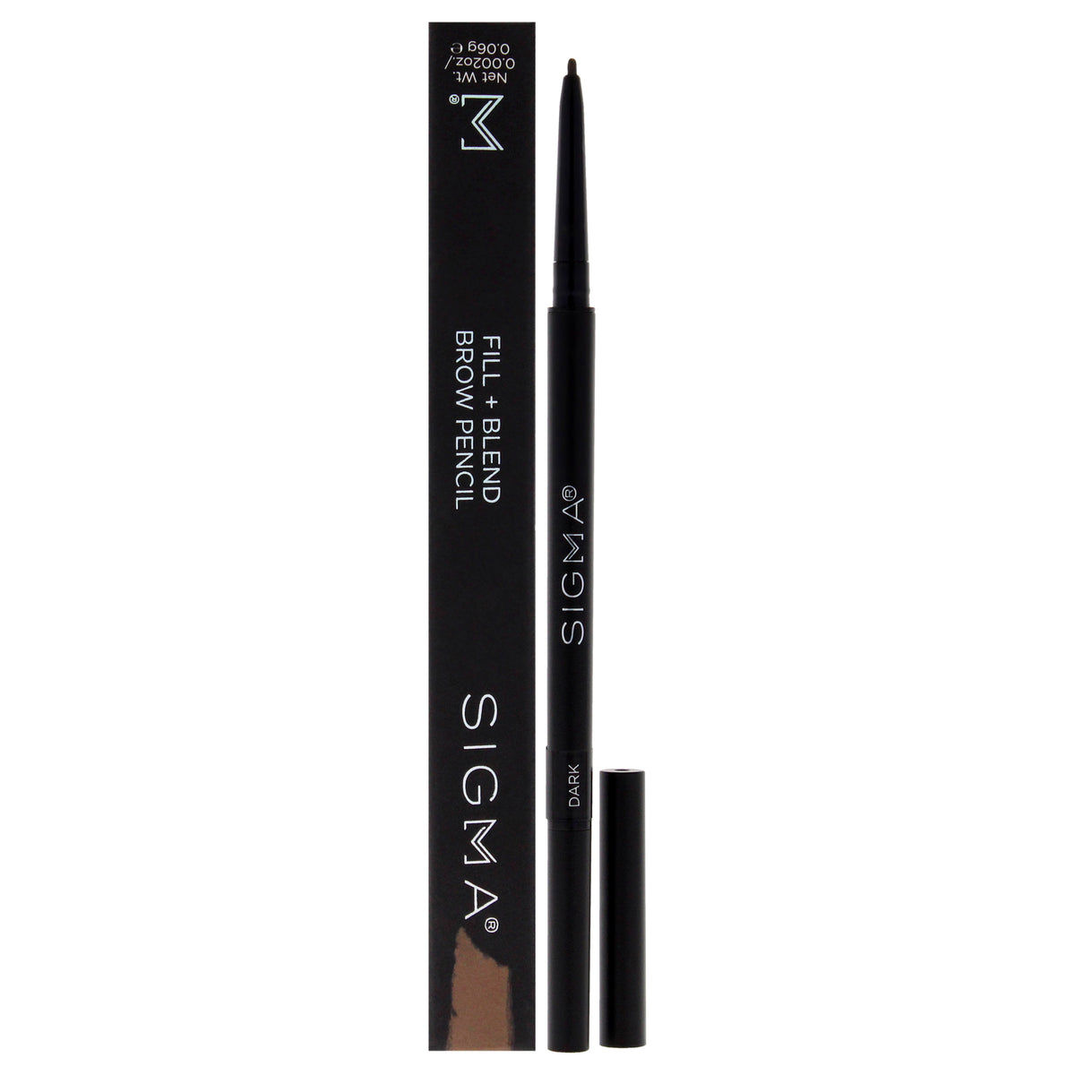 Fill Plus Blend Brow Pencil  Dark by SIGMA for Women  0002 oz Eyebrow Pencil