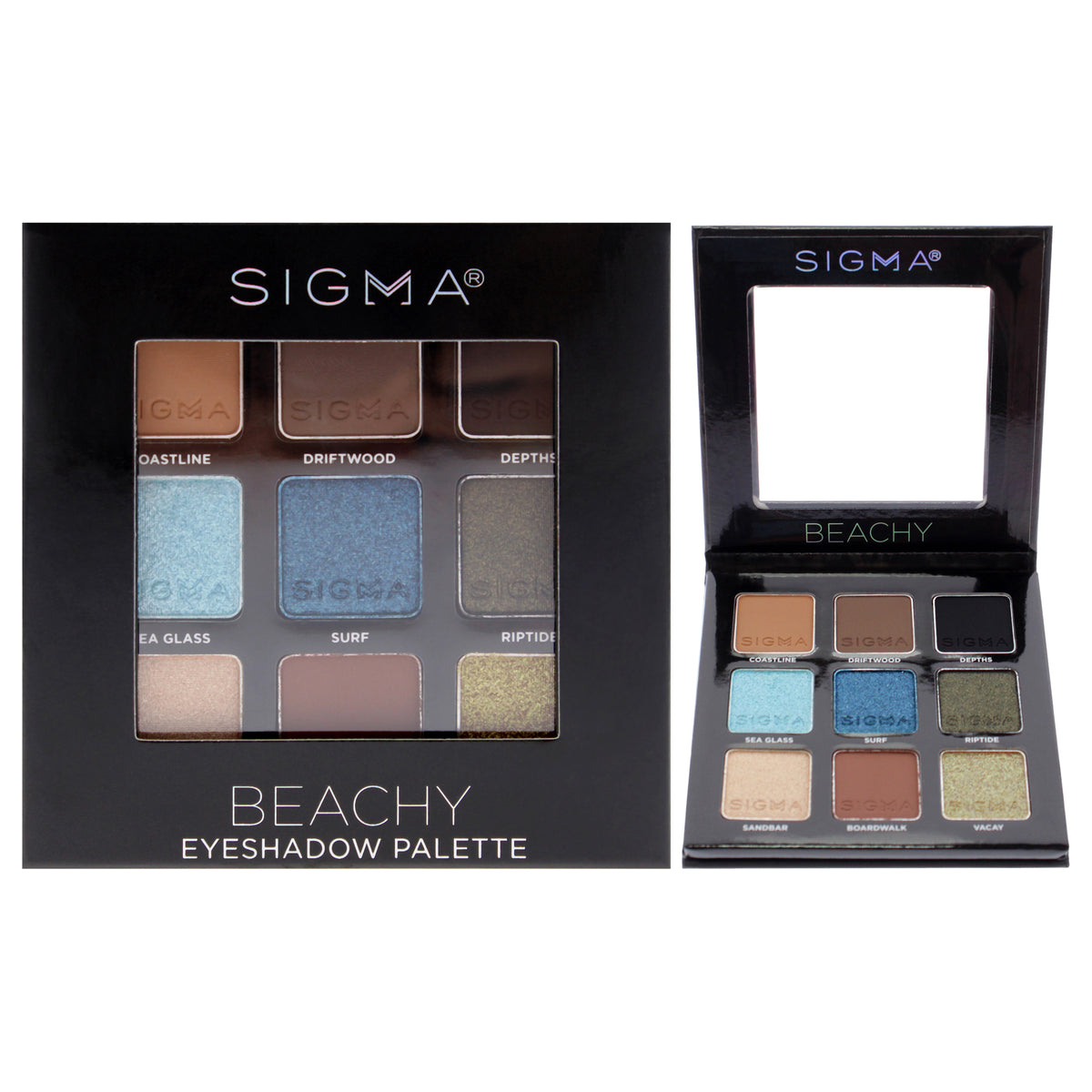 Eyeshadow Palette  Beachy by SIGMA for Women  032 oz Eye Shadow