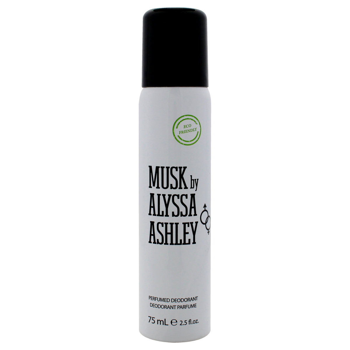 Musk Parfumed Deodorant by Alyssa Ashley for Unisex  255 oz Deodorant Spray