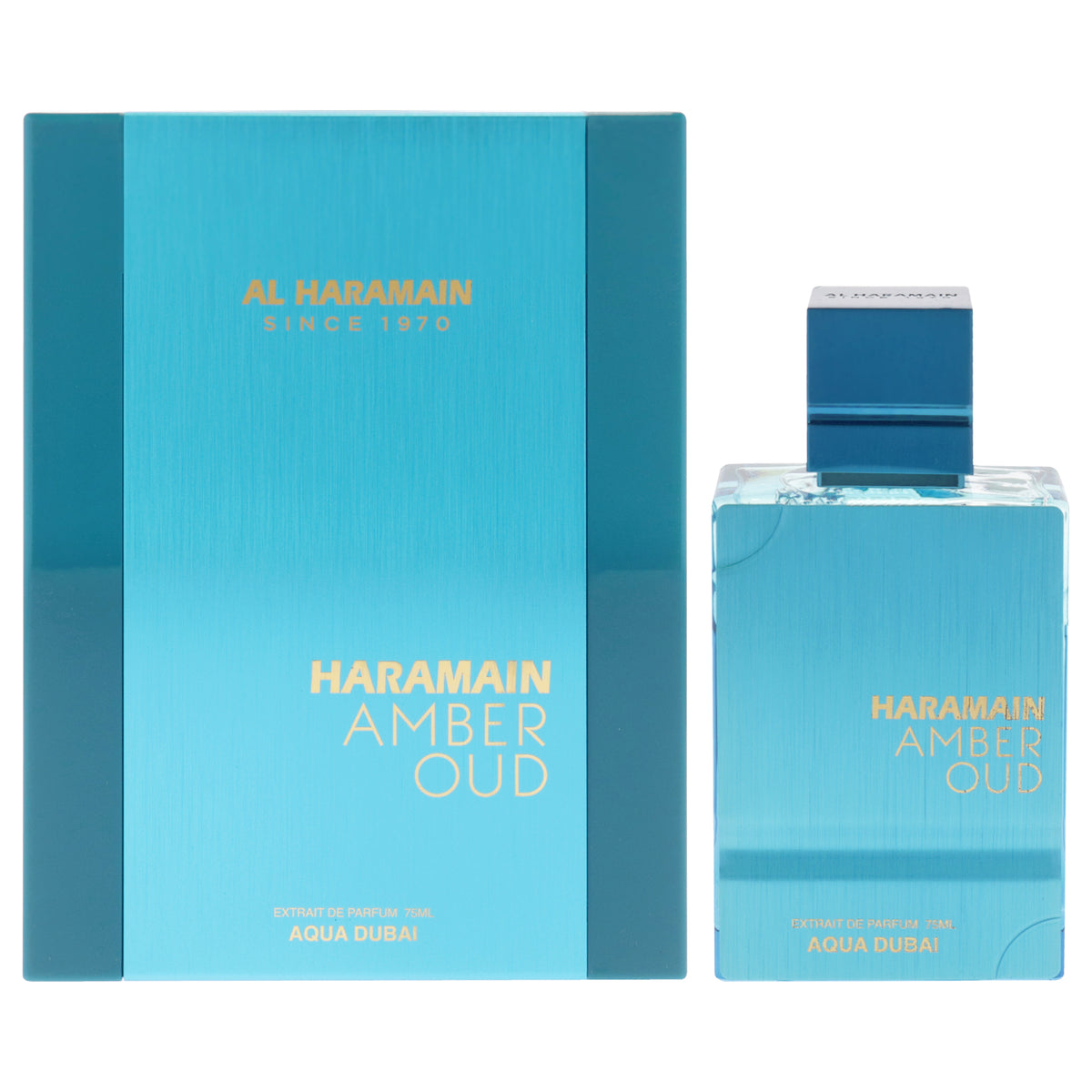 Amber Oud  Aqua Dubai Edition by Al Haramain for Unisex  253 oz Extrait De Parfum Spray