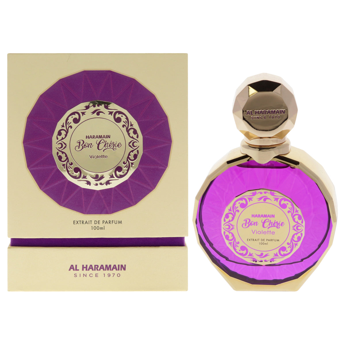 Bon Cherie Violette by Al Haramain for Women  333 oz Extrait De Parfum Spray