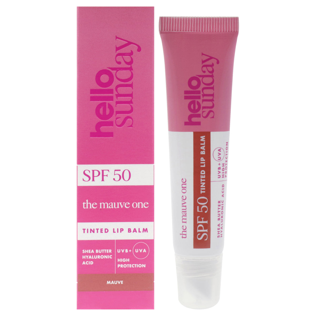 The One Tinted Lip Balm SPF 50  Mauve by Hello Sunday for Women  05 oz Lip Balm